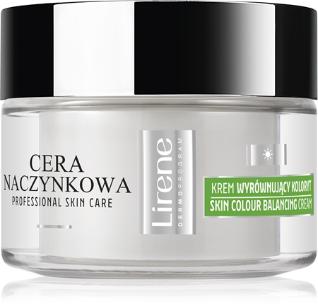 Lirene Face Cream denní sjednocující výživný krém pro citlivou a zarudlou pleť