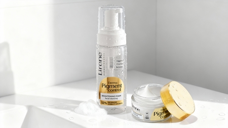 Lirene Derma Pigment Control Brightening Foam Brightening Foam Cleanser for skin with hyperpigmentation