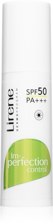 Lirene Imperfection Control Day Cream SPF 50 schützende Tagescreme für fettige und Mischhaut