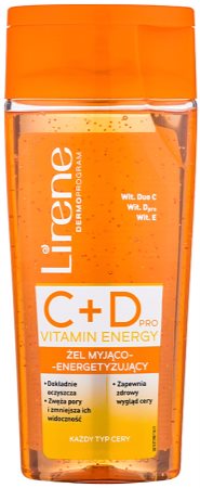 Lirene C+D Pro Vitamin Energy oczyszczanie żel energetyzującym