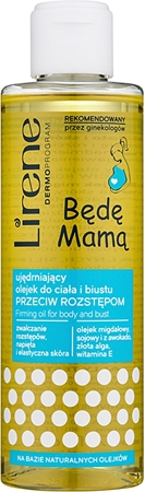 Lirene Mother to Be huile raffermissante corps et buste anti-vergetures
