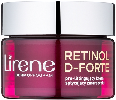 Lirene Retinol D-Forte 50+ дневен крем против бръчки с лифтинг ефект