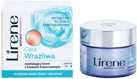 Lirene Sensitive skin Feuchtigkeitscreme mit Hyaluronsäure