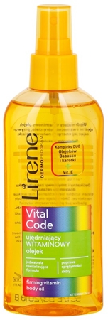 Lirene Vital Code huile vitaminée raffermissante corps