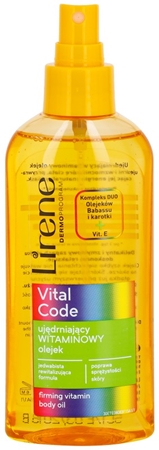 Lirene Vital Code huile vitaminée raffermissante corps
