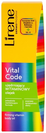 Lirene Vital Code huile vitaminée raffermissante corps