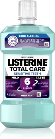 Listerine Total Care Sensitive enjuague bucal para una protección completa de dientes sensibles