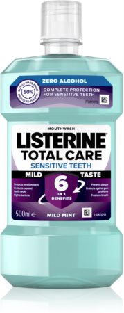 Listerine Total Care Sensitive ústna voda pre kompletnú ochranu citlivých zubov