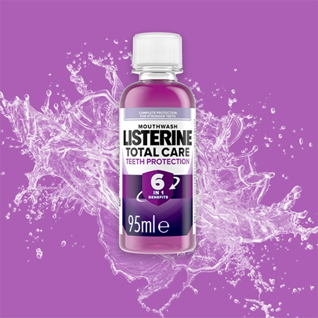 Listerine Total Care Teeth Protection Apa de gura pentru protectia completa a dintilor 6 in 1