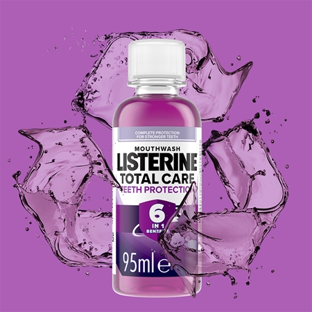 Listerine Total Care Teeth Protection Apa de gura pentru protectia completa a dintilor 6 in 1