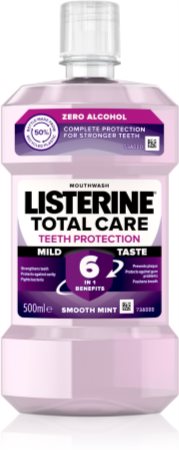 Listerine Total Care Zero рідина для полоскання ротової порожнини для комплексного захисту зубів без алкоголя