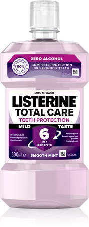 Listerine Total Care Mild Complex Protection Mouthwash without alcohol