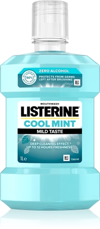 Listerine Cool Mint Mild Taste enjuague bucal sin alcohol