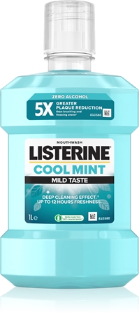 Listerine Cool Mint Mild Taste ústna voda bez alkoholu