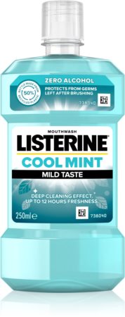 Listerine Cool Mint Mild Taste Suuloputusvesi ilma alkoholita
