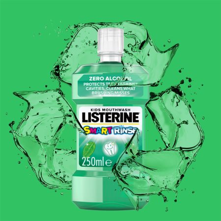 Listerine Smart Rinse Mild Mint Mondwater voor Kinderen