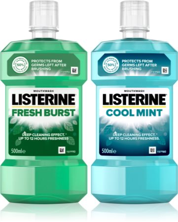Listerine Fresh Burst a Cool Mint Duopack Mundspülung für frischen Atem