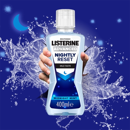 Listerine Nightly Reset Mouthwash night