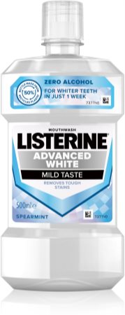 Listerine Advanced White Mild Taste balinamasis burnos skalavimo skystis