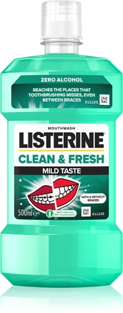 Listerine Clean & Fresh elixir bocal anticárie