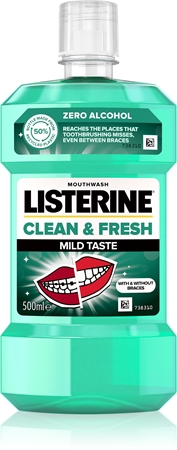 Listerine Clean & Fresh Mutes skalojamais līdzeklis pret zobu kariesu