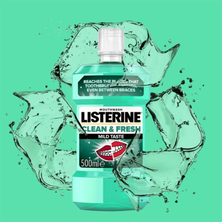 Listerine Clean & Fresh Mondwater  tegen Caries