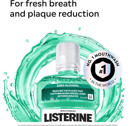 Listerine Clean & Fresh elixir bocal anticárie