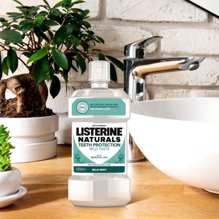 Listerine Naturals Teeth Protection вода за уста