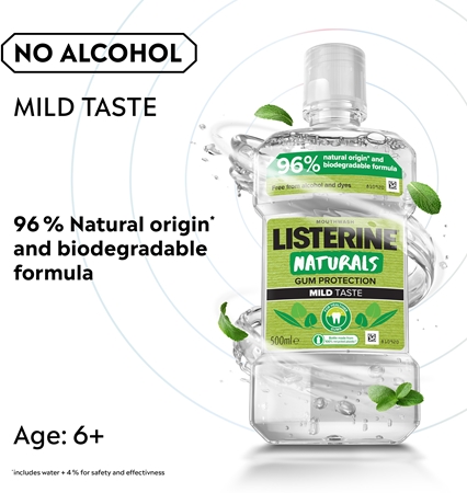 Listerine Naturals Gum Protection bain de bouche