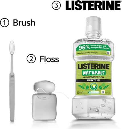 Listerine Naturals Gum Protection bain de bouche