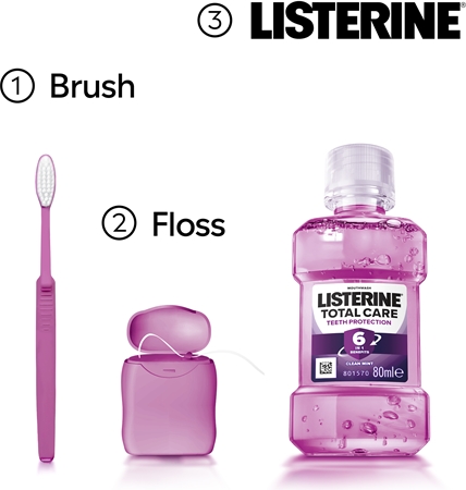 Listerine Total Care Teeth Protection Complex Protection Mouthwash 6-in-1