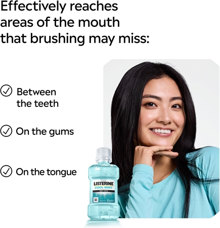 Listerine Cool Mint Mild Taste ustna voda brez alkohola