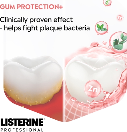 Listerine Professional Gum Protection+ Mouthwash for protection of teeth and gums