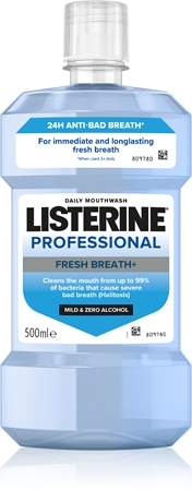 Listerine Professional Fresh Breath+ Mouthwash for fresh breath