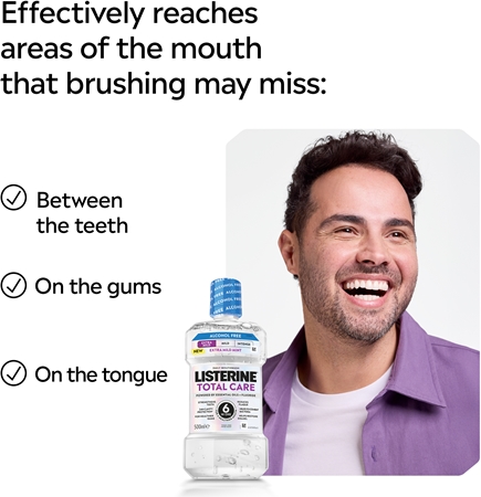 Listerine Total Care Extra Mild Mundspülung ohne Alkohol