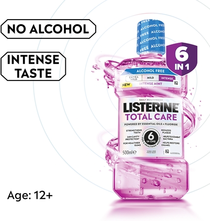 Listerine Total Care Intense Mundspülung ohne Alkohol