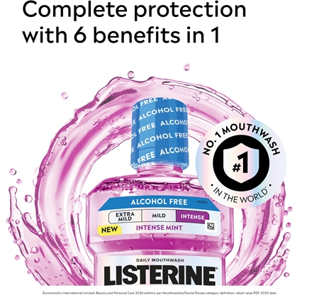 Listerine Total Care Intense Mundspülung ohne Alkohol