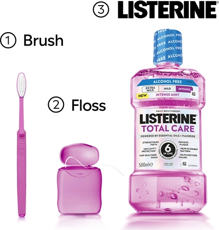 Listerine Total Care Intense Mundspülung ohne Alkohol