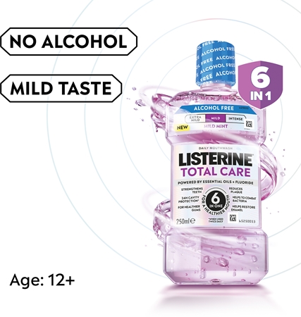 Listerine Total Care Mild Mundspülung ohne Alkohol