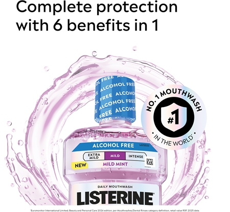 Listerine Total Care Mild Mundspülung ohne Alkohol