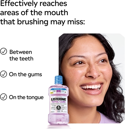 Listerine Total Care Mild Mundspülung ohne Alkohol