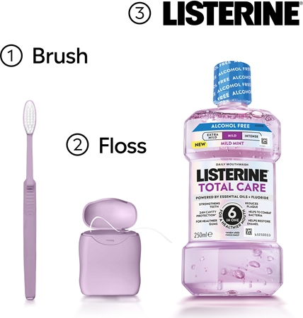 Listerine Total Care Mild Mundspülung ohne Alkohol