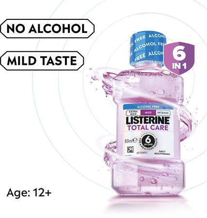 Listerine Total Care Mild Mundspülung ohne Alkohol