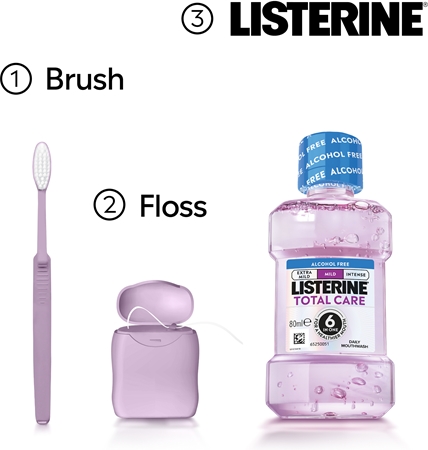 Listerine Total Care Mild Mundspülung ohne Alkohol