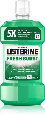 Listerine Fresh Burst burnos skalavimo skystis nuo apnašų