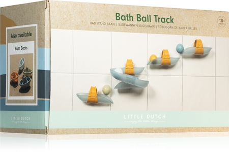 Little Dutch Bath Ball Track Blue kuličková dráha do vany