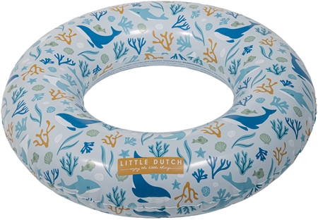 Little Dutch Ocean Dreams Swim Ring Blue nafukovací kruh