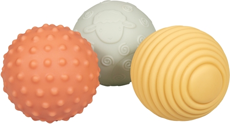 Little Dutch Little Farm Sensory Balls měkké senzorické míčky