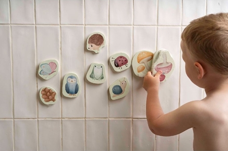 Little Dutch Forest Friends Bath Foam Figures Schaumstoffaufkleber für die Badewanne