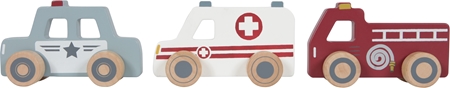 Little Dutch Emergency Vehicles autíčko z dreva